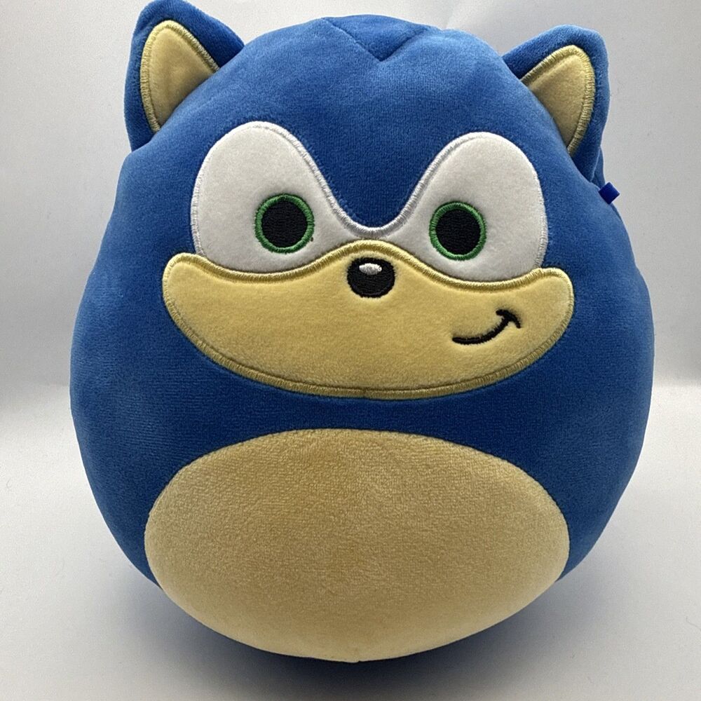Squishmallow Sonic the Hedgehog Sega Blue Plush 8 Inch Stuffed Animal